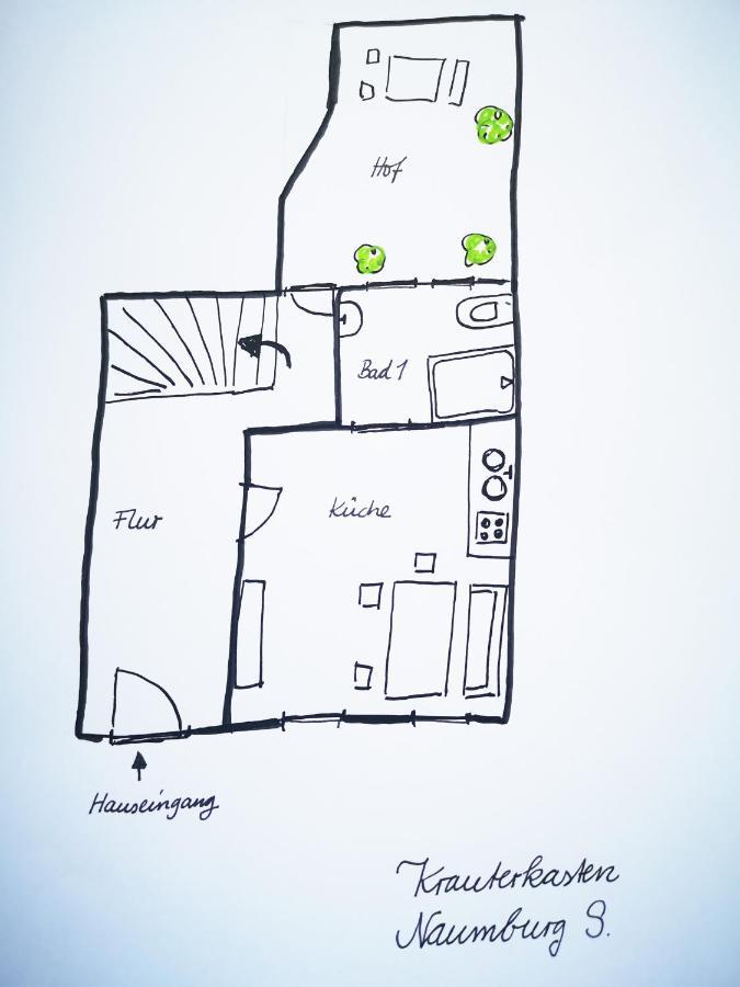 Haus Krauterkasten 萨勒河畔瑙姆堡 外观 照片